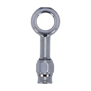 Goodridge Goodridge, 12mm banjo fitting straight. Chrome