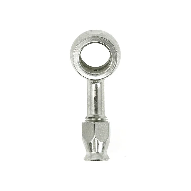 Goodridge 12mm banjo fitting 20 degree bend. SS