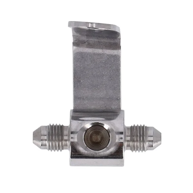 Goodridge Brake switch fitting. Polished stainless steel