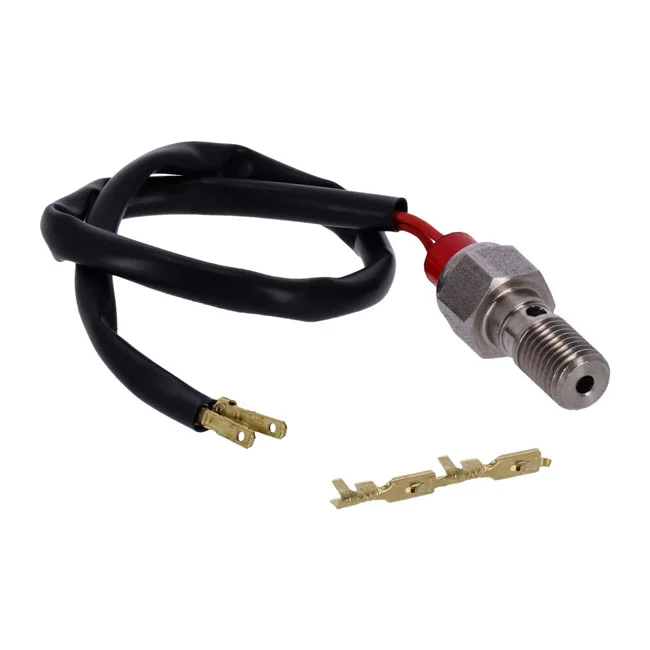 Goodridge M10 x 1.25 banjo brake switch. SS