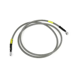 Goodridge Goodridge ABS brake line upper front, stainless clear coated