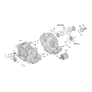 S&S S&S, dowel pin, case to cam support plate/head to cyl.