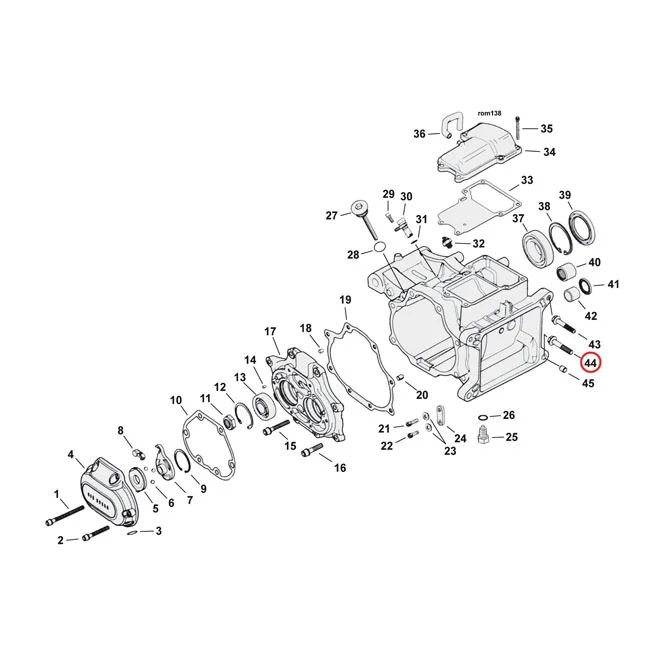MCS Hex bolt, flanged. transmission to engine - 3699D