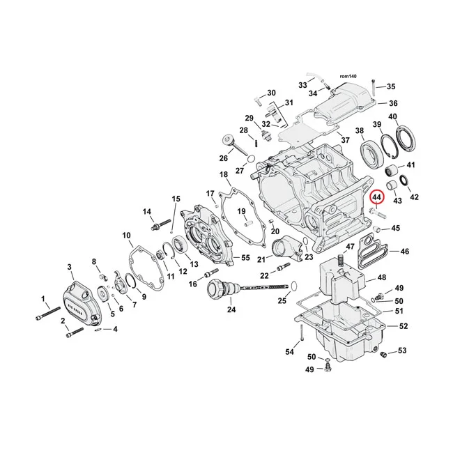 MCS Hex bolt, flanged. transmission to engine - 3699D
