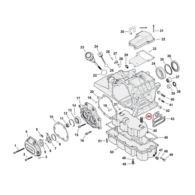 MCS Spring, baffle oil pan - 62828-99