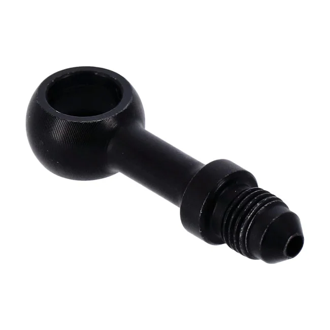 Goodridge Banjo fitting black 3/8" straight 10mm
