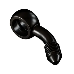 Goodridge Goodridge, Slimline banjo fitting 3/8", 45 degrees. Black