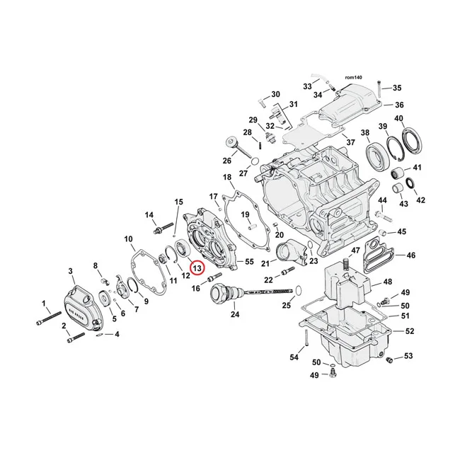 MCS Ball bearing, transmission bearing housing - 8970A