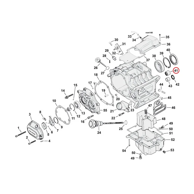 MCS Needle bearing transmission, closed end - 8963