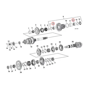 MCS Needle bearing, transmission