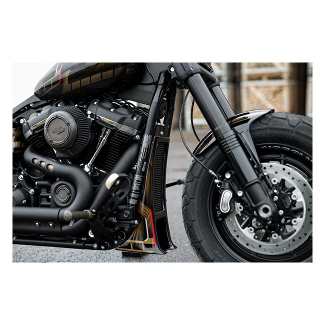 Killer Custom Custom, lower fork covers. Gloss black