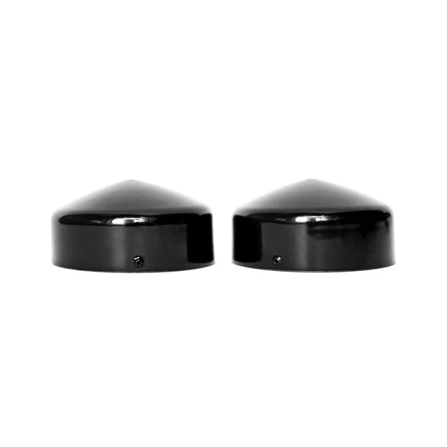 Killer Custom Custom, fork tube cap bolt covers. Gloss black