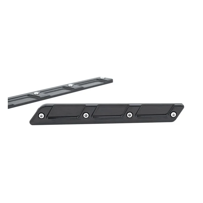 Killer Custom Custom, saddlebag latch inserts. Black