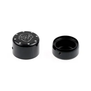 Cult-Werk Cult-Werk, rear wheel axle cover kit, Logo. Gloss black