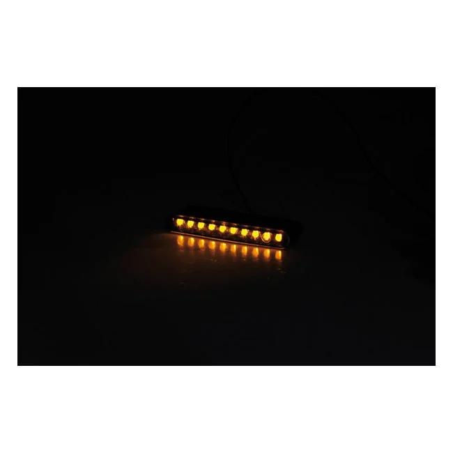 MCS ''Stripe'' LED turn signals, sequential lighting. Smoke lens - 922199