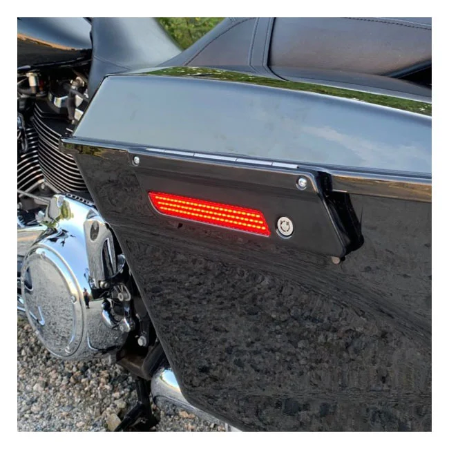 Custom Dynamics Dynamics saddlebag Latch LED lightz, red lens