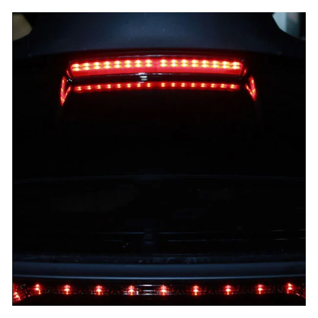 Custom Dynamics Dynamics, Tour-Pak® lid light. Black, red lens