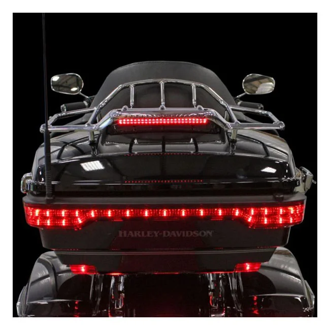 Custom Dynamics Dynamics, Tour-Pak luggage rack LED light bar. Red - 79179-08
