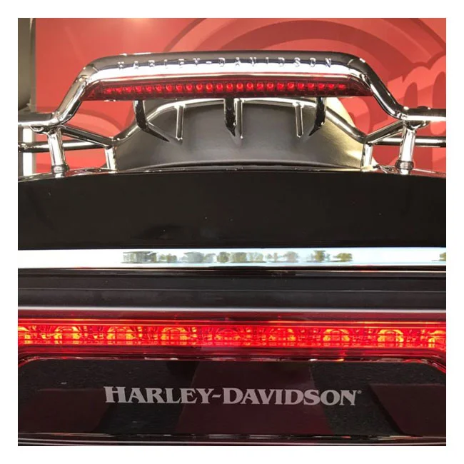 Custom Dynamics Dynamics, Tour-Pak luggage rack LED light bar. Red - 79179-08