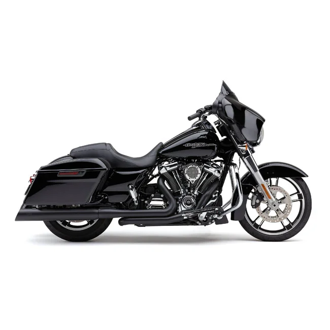 Cobra 909 Upper Cut 4" slip-on mufflers. Black