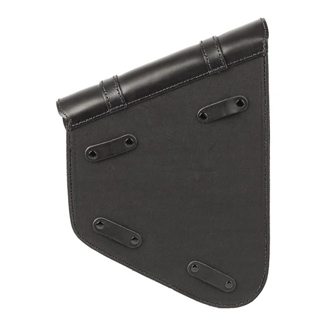MCS Full leather swingarm bag left, 6.5 liter. Black - 923339
