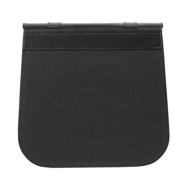 MCS Single leather saddlebag ''Postman''. 30 liters. Black - 923341