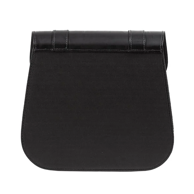 MCS Leather single saddlebag, 18 liter. Black - 923342