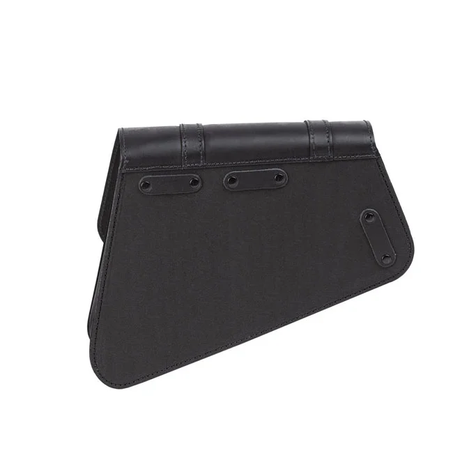 MCS Leather swingarm bag left, 6.5 liter. Black - 923343