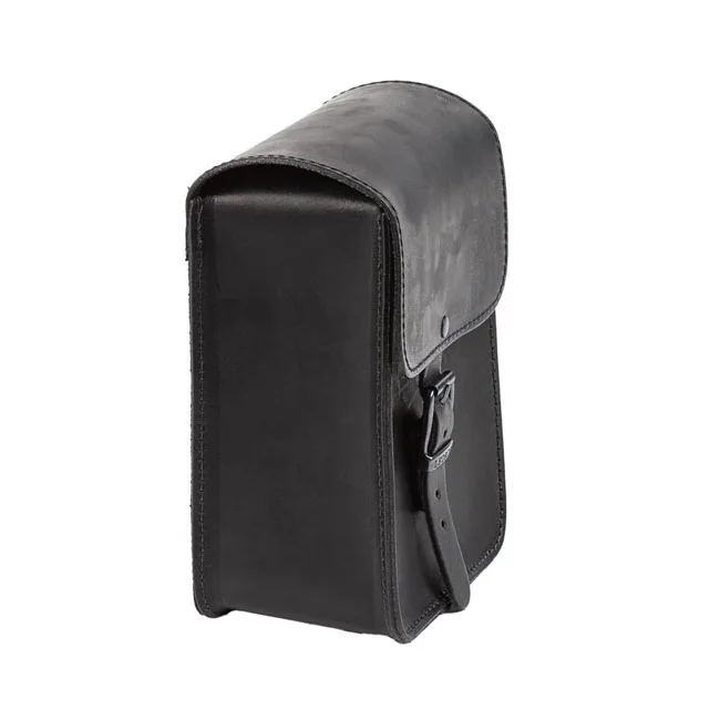MCS Full leather sissy bar bag. Black - 923344