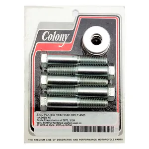 Colony Colony, wheel pulley bolt & washer kit. Zinc plated