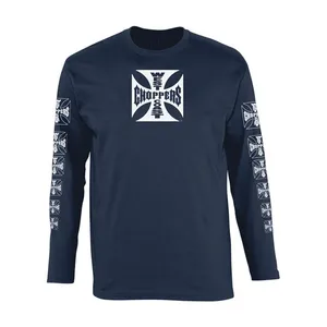 West Coast Choppers WCC OG logo ATX longsleeve navy