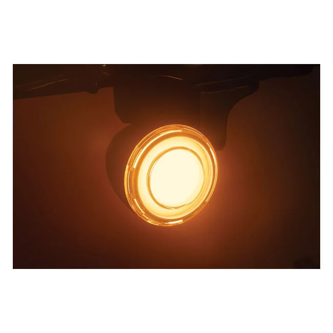 Kuryakyn Tracer LED front turn signal insert set smoke lens