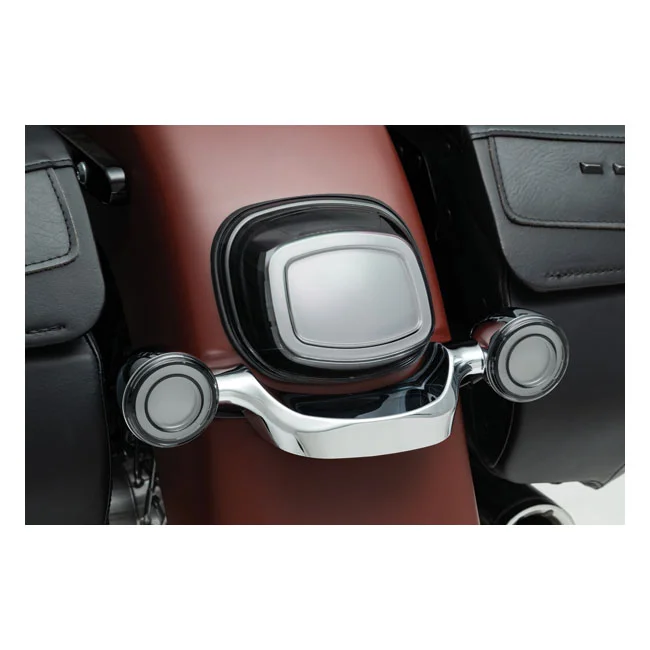 Kuryakyn Rear tracer LED turn signal insert set. smoke lens