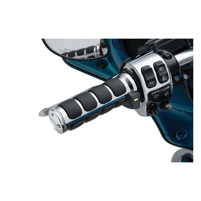 Kuryakyn Heated ISO grips. Chrome