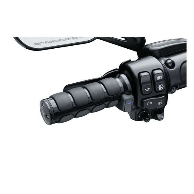 Kuryakyn Heated ISO grips. Gloss black