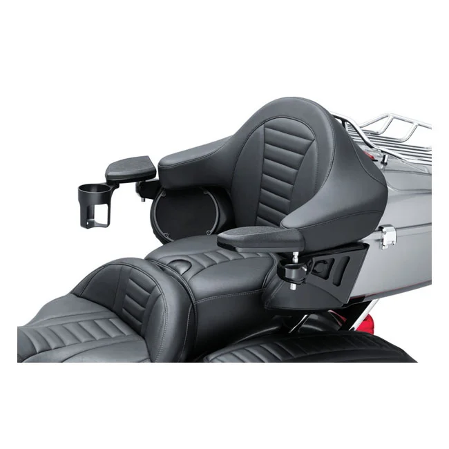 Kuryakyn Passenger armrest set. Gloss black