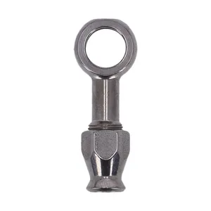 Goodridge Goodridge, 3/8" (10mm) banjo fitting straight. Stainless