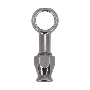 Goodridge Goodridge, 7/16" (11mm) banjo fitting straight. Stainless
