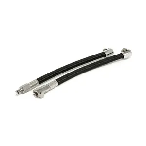 Goodridge Goodridge, QD fuel crossover line black braided textile