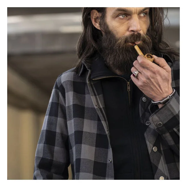 Holy Freedom Freedom Jessie James Flannel shirt grey/black