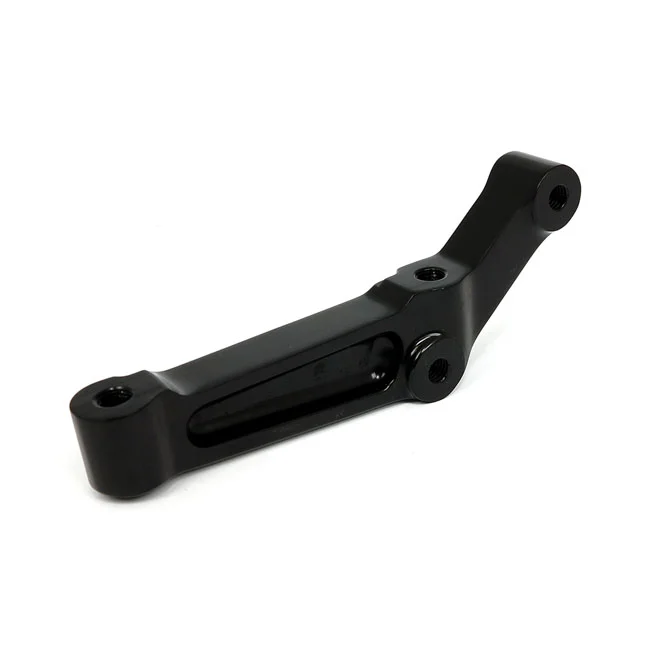 Performance Machine PM, Radial mount caliper bracket. Black, right front