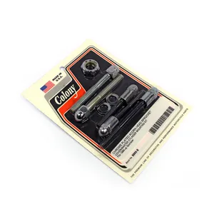 Colony Colony, sprocket cover mount kit. Chrome Acorn
