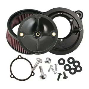 S&S S&S, Stealth air cleaner kit. For 58mm S&S throttle body