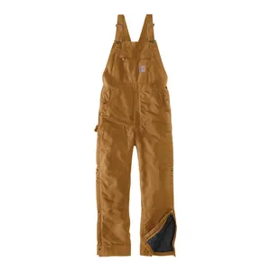 Carhartt Carhartt Duck insulated bib overall carhartt brown
