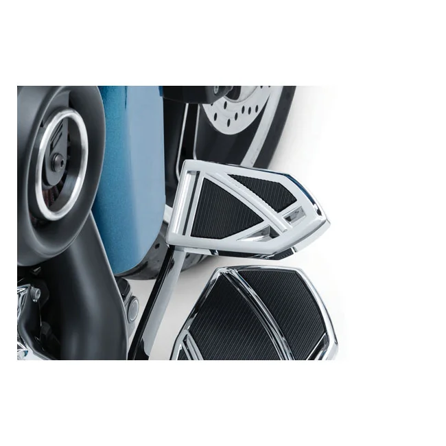 Kuryakyn Phantom brake pedal pad. Chrome