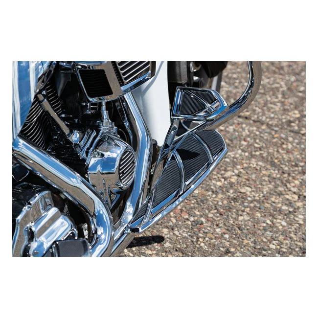 Kuryakyn Phantom brake pedal pad. Chrome