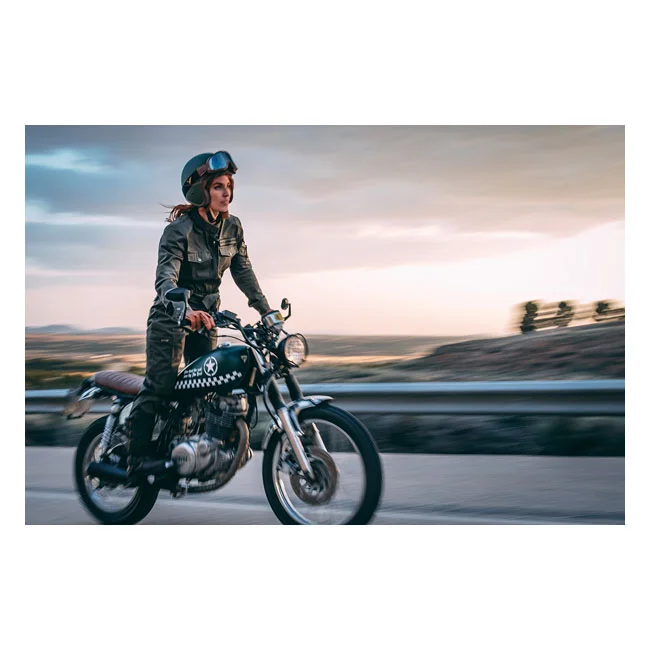By City City Black hawk ladies overall green