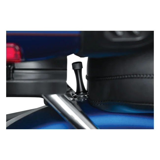 Kuryakyn Extended 1/4"-20 seat screw. Satin black