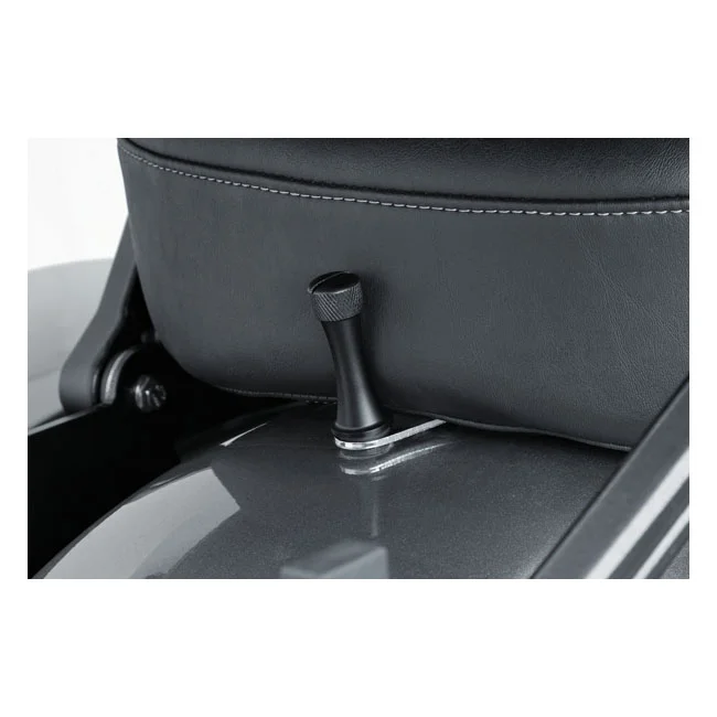 Kuryakyn Extended 1/4"-20 seat screw. Satin black