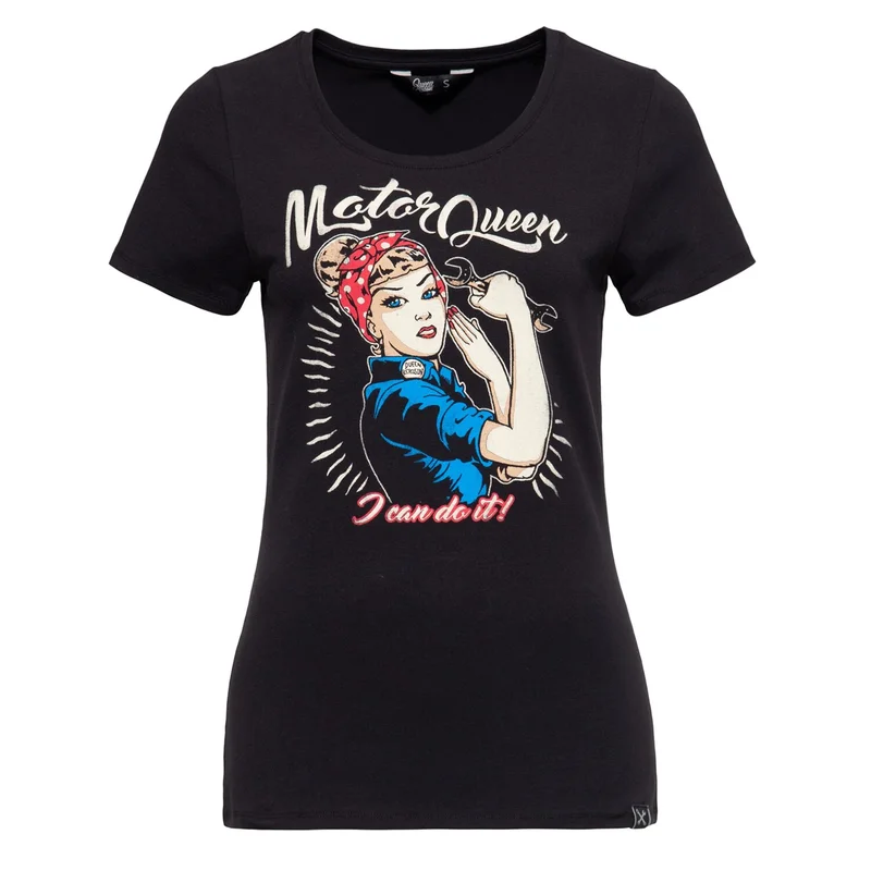 King Kerosin Queen Kerosin I Can Do It t-shirt black